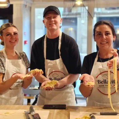 Rome: Hands-on Fettuccine, Ravioli & Tiramisu Cooking Class